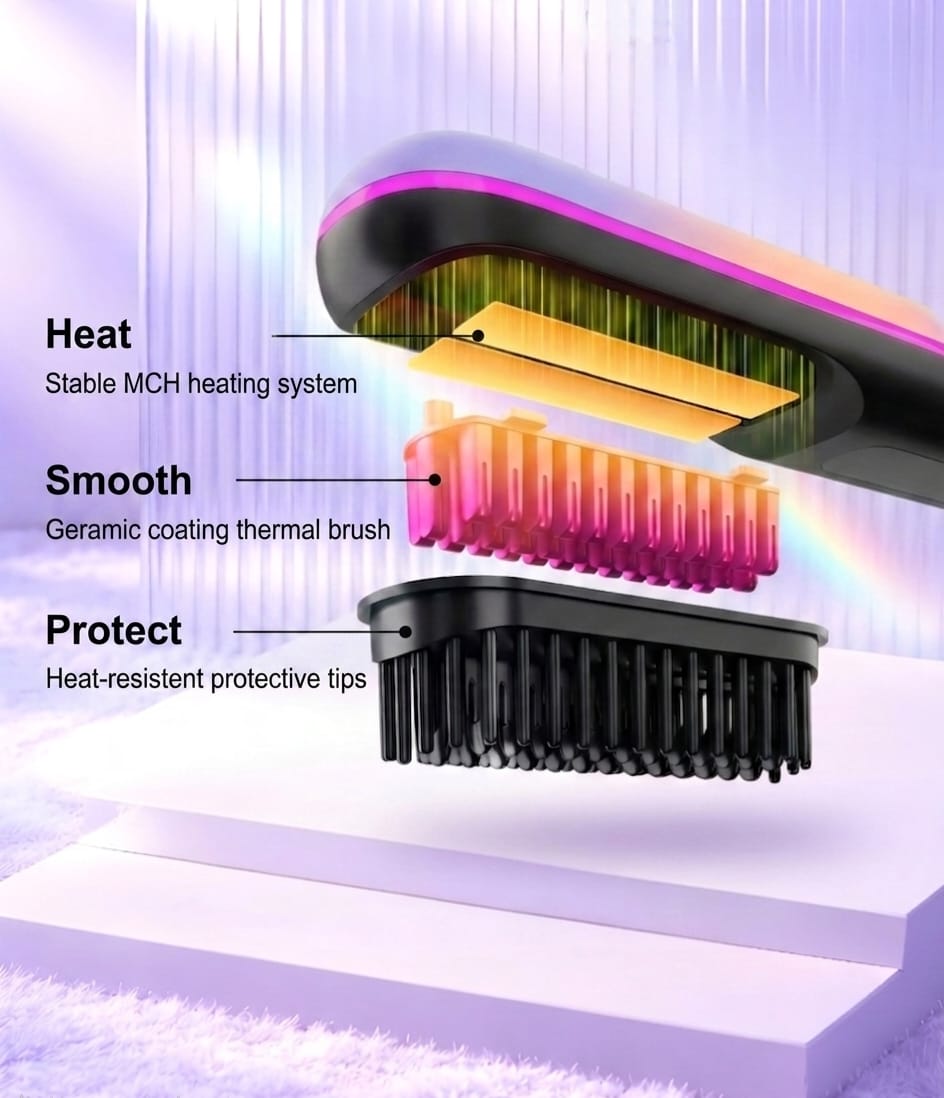 On Style Beauty™ Frizz-Free Hair Styler - Cordless