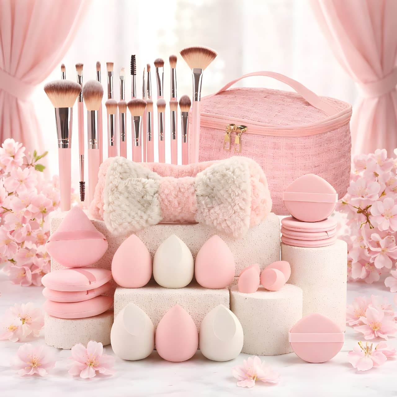 On Style Beauty™ Blush Luxe 41-Piece Makeup Collection