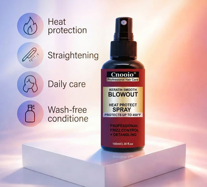 On Style Beauty™ Keratin Shield Frizz Control Heat Protection Spray (100ml)